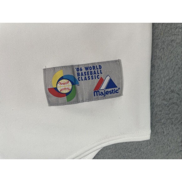 VTG Majestic Authentic Jersey Derek Jeter #2 Team USA 2006 WBC Mens 38 S/M White - Picture 6 of 10